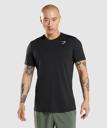 Gymshark Arrival Muške T Shirts Crne | HR 2518AHK